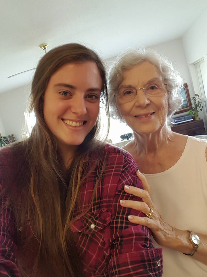 Alison with her grandmother